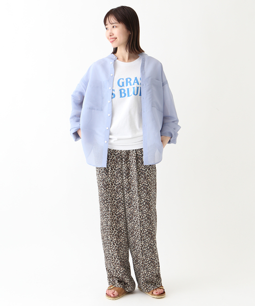 SLOBE IENA(スローブイエナ)の「プリントサテンイージーパンツ(その他パンツ・レディース・キャメル/ブラック・FREE)」の19枚目の写真