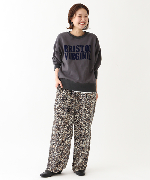 SLOBE IENA(スローブイエナ)の「プリントサテンイージーパンツ(その他パンツ・レディース・キャメル/ブラック・FREE)」の14枚目の写真