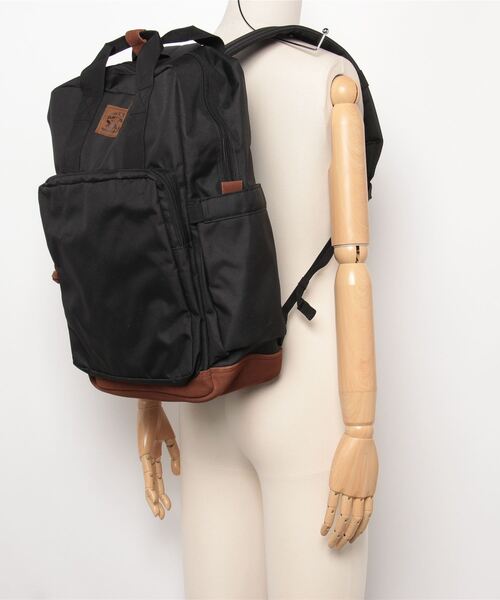 Levi's(リーバイス)の「Levi's/リーバイス Lpack Large Elevation Backpack(バックパック/リュック・メンズ・ブラック・OS)」の5枚目の写真