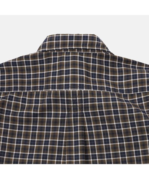 Timberland（ティンバーランド）の「メンズ ポプリン チェック シャツ（シャツ/ブラウス・メンズ・ダークブルー/ライトアッシュグレー・XX-LARGE/X-SMALL/X-LARGE/SMALL/MEDIUM/LARGE）」の8枚目の写真