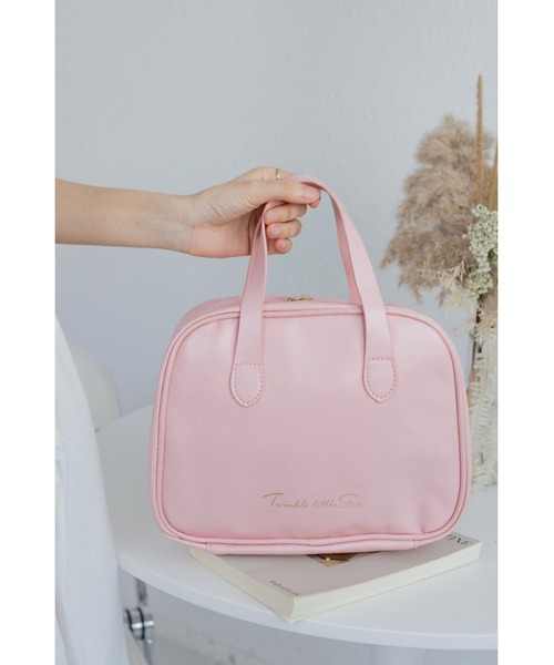 LA VORAGINE（ラ ヴォラジネ）の「大容量マルチトラベルメイクポーチ ハンドル付き（ポーチ・レディース・ブラック/ブラウン/アイボリー/ピンク・FREE）」の20枚目の写真