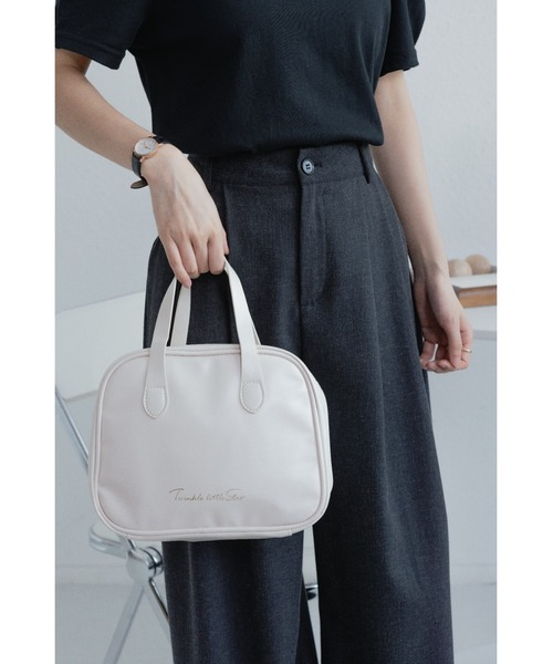 LA VORAGINE（ラ ヴォラジネ）の「大容量マルチトラベルメイクポーチ ハンドル付き（ポーチ・レディース・ブラック/ブラウン/アイボリー/ピンク・FREE）」の18枚目の写真