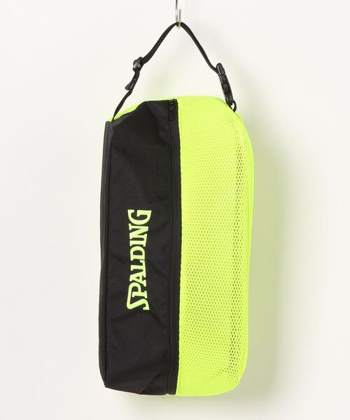 SPALDING(スポルディング)の「【SPALDING/スポルディング】シューズバッグ ブリーズ/メッシュバッグ(ハンドバッグ・メンズ・ターコイズブルー/ブラック×ライム/ブラック×ピンク/ブラック・FREE)」の6枚目の写真