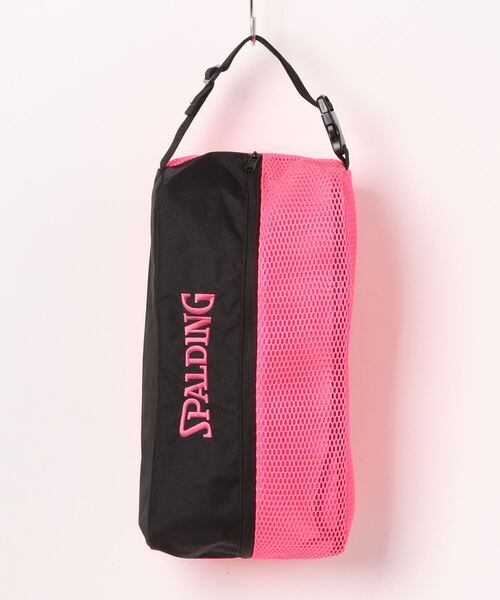 SPALDING(スポルディング)の「【SPALDING/スポルディング】シューズバッグ ブリーズ/メッシュバッグ(ハンドバッグ・メンズ・ターコイズブルー/ブラック×ライム/ブラック×ピンク/ブラック・FREE)」の9枚目の写真