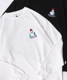 Red Cap Girl(bhLvK[)Red Cap Girl Long Sleeve T-shirt/bhLbvK[ I[o[TCY |CghJ obNvg TVc T fB[X Y(TVc/Jbg\[)