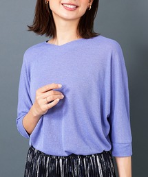 Tシャツ カットソー レディース 半袖　パープル　XL X-girl（エックスガール）の「CHINESE FACE S/S TEE（Tシャツ