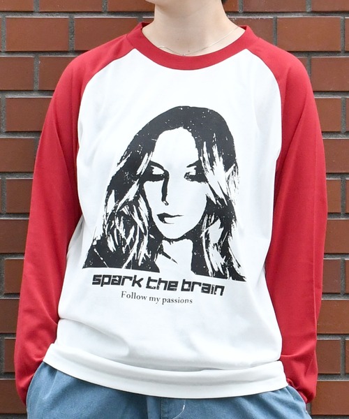 おしゃれスタ（オシャレスタ）の「oversize raglan sleeve print