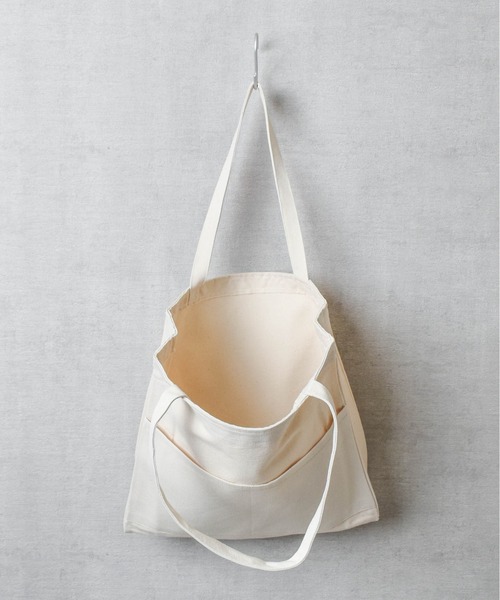 セール】【BAGS/バッグス】14oz 外ポケット付 キャンバス トート
