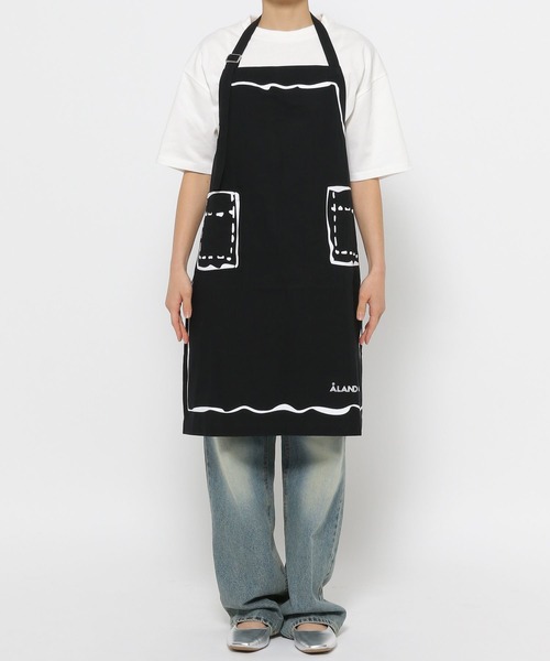 ALAND（エーランド）の「【UNISEX】ALAND×2DCAFE／2Dエプロン（エプロン・レディース・ホワイト/ブラック・FREE）」の19枚目の写真