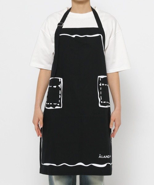ALAND（エーランド）の「【UNISEX】ALAND×2DCAFE／2Dエプロン（エプロン・レディース・ホワイト/ブラック・FREE）」の18枚目の写真