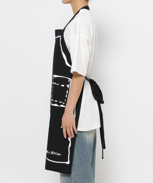 ALAND（エーランド）の「【UNISEX】ALAND×2DCAFE／2Dエプロン（エプロン・レディース・ホワイト/ブラック・FREE）」の17枚目の写真