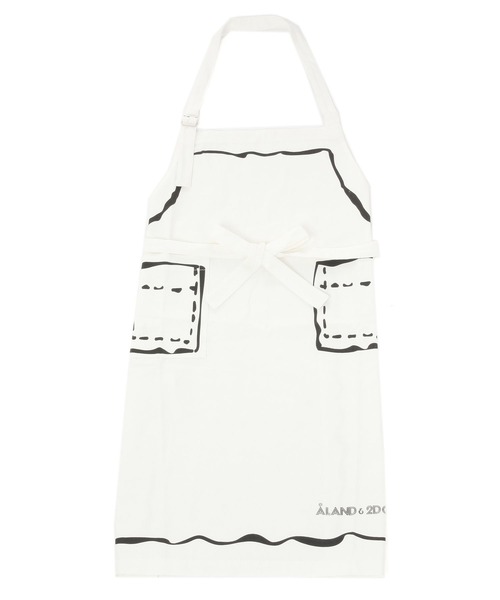 ALAND（エーランド）の「【UNISEX】ALAND×2DCAFE／2Dエプロン（エプロン・レディース・ホワイト/ブラック・FREE）」の7枚目の写真