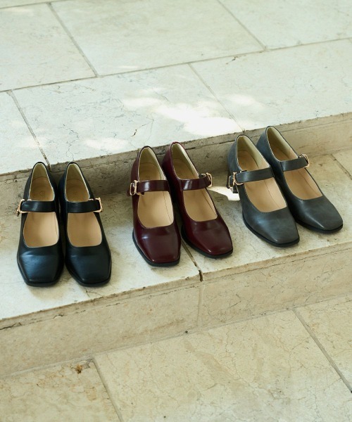 an another angelus(アンアナザーアンジェラス)の「ワンストラップスクエアトゥパンプス/ananotherangelus(パンプス・レディース・ブラック/グレー/ワインレッド・S/M/L)」の13枚目の写真