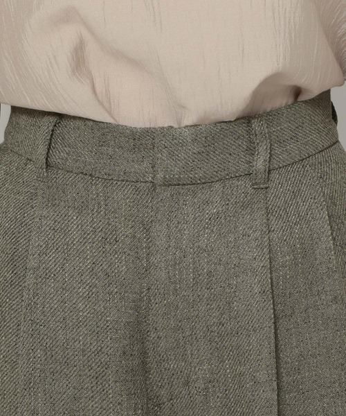 mysty woman（ミスティウーマン）の「ライトツイードワイドパンツ 149258（その他パンツ・レディース・チャコールグレー/ベージュ・FREE）」の13枚目の写真