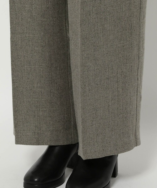 mysty woman（ミスティウーマン）の「ライトツイードワイドパンツ 149258（その他パンツ・レディース・チャコールグレー/ベージュ・FREE）」の15枚目の写真