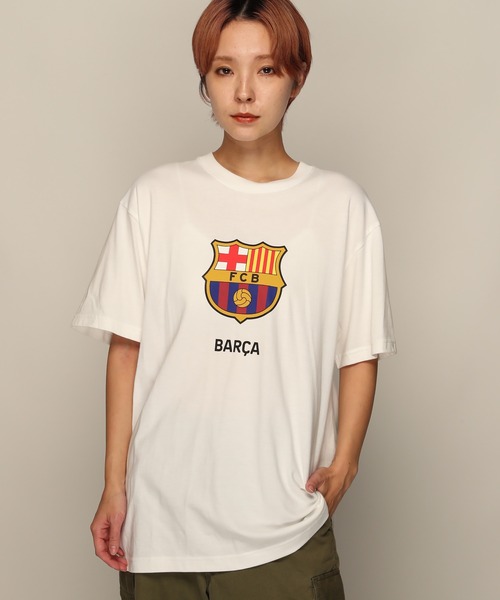 セール】【FC BARCELONA】FCバルセロナ クレスト アンド バルサ T