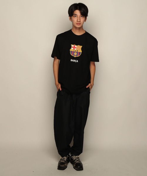 セール】【FC BARCELONA】FCバルセロナ クレスト アンド バルサ T