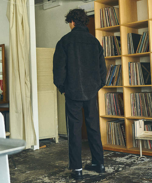 【セール】embroidery track pants / トラックパンツ（その他パンツ）｜417 EDIFICE（フォーワンセブンエディフィス）