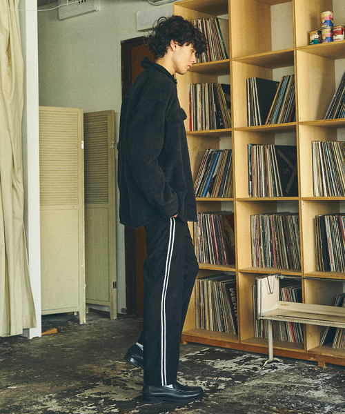 【セール】embroidery track pants / トラックパンツ（その他パンツ）｜417 EDIFICE（フォーワンセブンエディフィス）