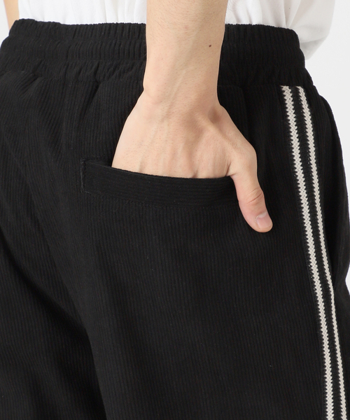 【セール】embroidery track pants / トラックパンツ（その他パンツ）｜417 EDIFICE（フォーワンセブンエディフィス）