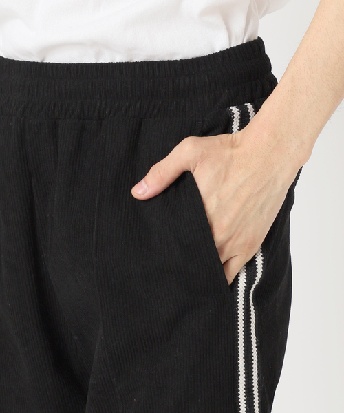【セール】embroidery track pants / トラックパンツ（その他パンツ）｜417 EDIFICE（フォーワンセブンエディフィス）
