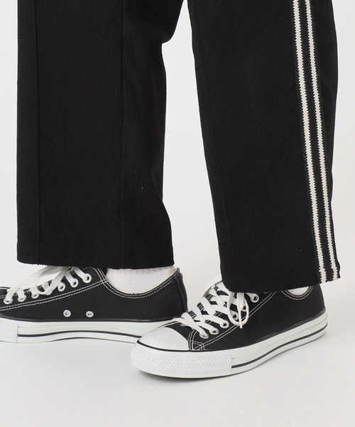 【セール】embroidery track pants / トラックパンツ（その他パンツ）｜417 EDIFICE（フォーワンセブンエディフィス）