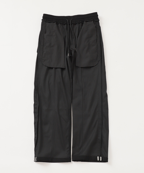 【セール】embroidery track pants / トラックパンツ（その他パンツ）｜417 EDIFICE（フォーワンセブンエディフィス）