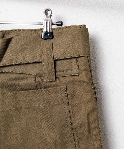 HOUSTON(ヒューストン)の「/HOUSTON /ヒューストン/FRENCH MOTORCYCLE SHORTS/フランス軍モータサイクルショーツ(その他パンツ・メンズ・オリーブ/ブラック・LARGE/MEDIUM/X-LARGE/SMALL)」の6枚目の写真