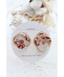 【ime】ﾌﾗﾜｰ＆刺繍ﾋﾞｰｽﾞｲﾔﾘﾝｸﾞ(MA)