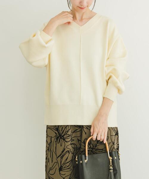 Vネックニットプルオーバー（ニット/セーター）｜ITEMS URBANRESEARCH（アイテムズ アーバンリサーチ）