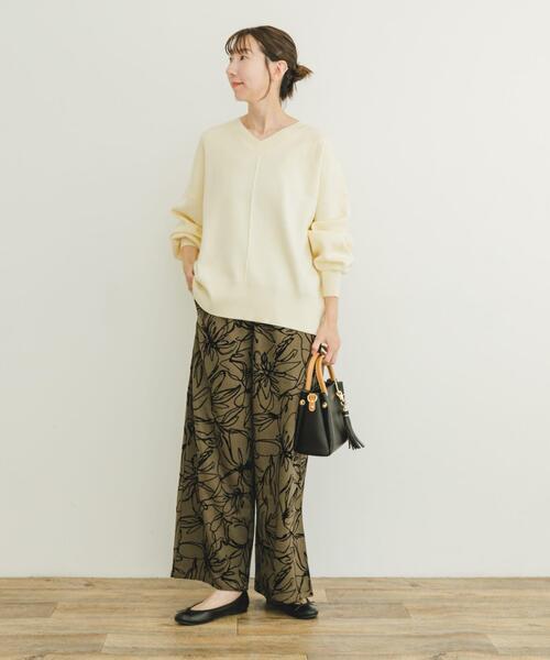 Vネックニットプルオーバー（ニット/セーター）｜ITEMS URBANRESEARCH（アイテムズ アーバンリサーチ）