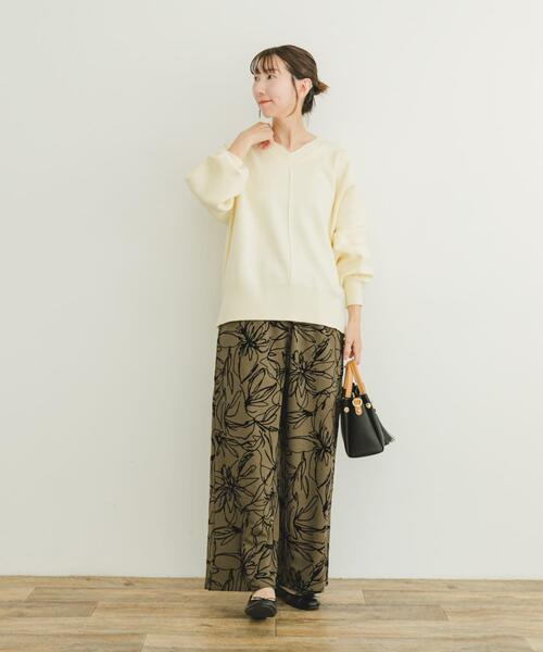 Vネックニットプルオーバー（ニット/セーター）｜ITEMS URBANRESEARCH（アイテムズ アーバンリサーチ）