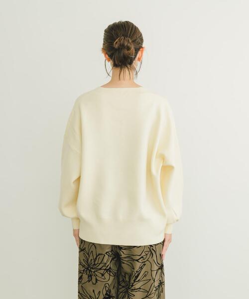Vネックニットプルオーバー（ニット/セーター）｜ITEMS URBANRESEARCH（アイテムズ アーバンリサーチ）