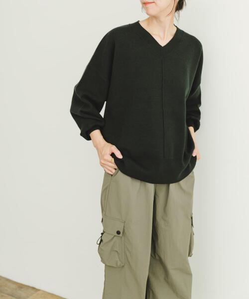 Vネックニットプルオーバー（ニット/セーター）｜ITEMS URBANRESEARCH（アイテムズ アーバンリサーチ）