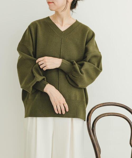 Vネックニットプルオーバー（ニット/セーター）｜ITEMS URBANRESEARCH（アイテムズ アーバンリサーチ）
