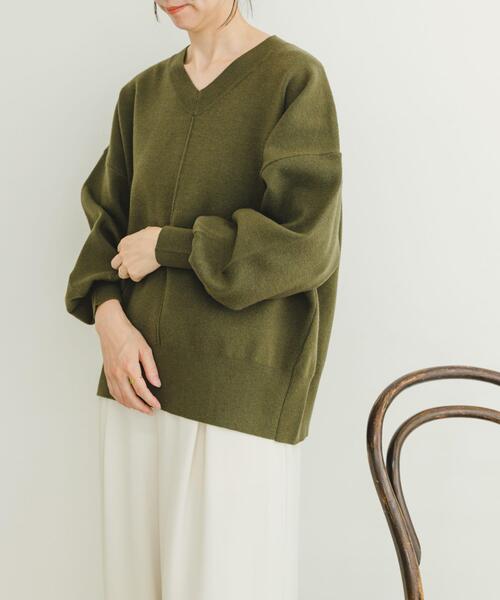 Vネックニットプルオーバー（ニット/セーター）｜ITEMS URBANRESEARCH（アイテムズ アーバンリサーチ）
