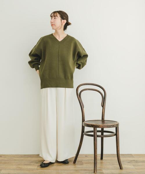 Vネックニットプルオーバー（ニット/セーター）｜ITEMS URBANRESEARCH（アイテムズ アーバンリサーチ）