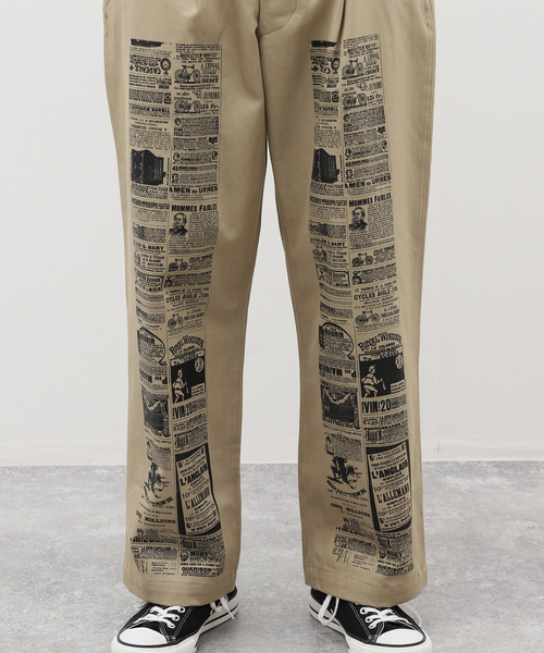EDIFICE(エディフィス)の「TEXTILE PAINT(テキスタイルペイント) チノ パンツ(チノパンツ・メンズ・ベージュ/ホワイト・MEDIUM/LARGE)」の13枚目の写真