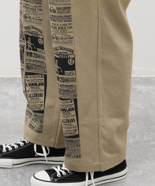 EDIFICE(エディフィス)の「TEXTILE PAINT(テキスタイルペイント) チノ パンツ(チノパンツ・メンズ・ベージュ/ホワイト・MEDIUM/LARGE)」の14枚目の写真