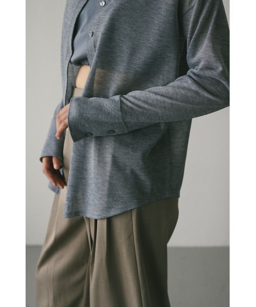 kinema summer knit pullover シアーニット　シャツ kinema summer knit pullover シアーニット シャツ - メルカリ