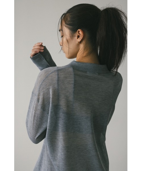 kinema summer knit pullover シアーニット　シャツ kinema summer knit pullover シアーニット シャツ - メルカリ