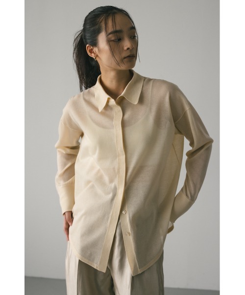 m(_ _)mさん専用 style boutique market2set シアーニットシャツ（ニット/セーター）｜STYLEMIXER（スタイル