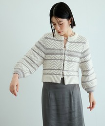 ADAM ET ROPE' | MIXジャカードニットカーディガン(カーディガン/ボレロ)
