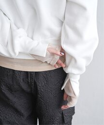 notch. | ラメシアー切り替え袖ロンT(Tシャツ/カットソー)