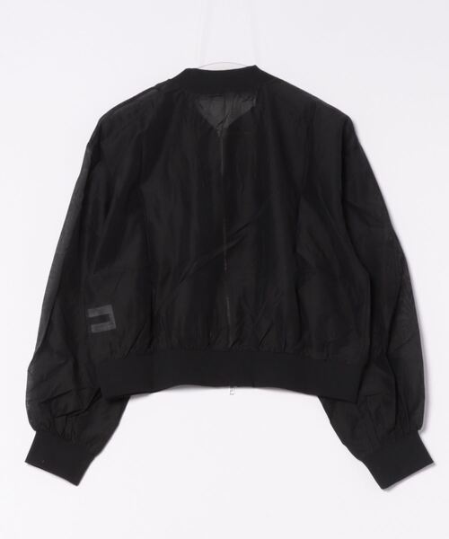 GORGE（ゴージ）の「《シアー×刺繍》レディース ブルゾン ライトアウター 羽織り 春夏秋（ブルゾン・レディース・ブラック/オフホワイト・F）」の8枚目の写真