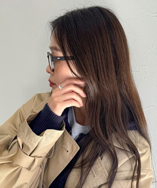 fredy emue（フレディエミュ）の「ブルーライトカットメガネ（メガネ・レディース・ブラウン系その他/ブラック・FREE）」の4枚目の写真