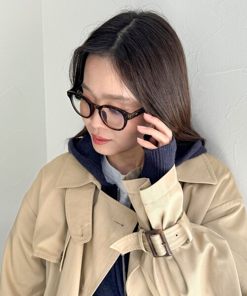 fredy emue（フレディエミュ）の「ブルーライトカットメガネ（メガネ・レディース・ブラウン系その他/ブラック・FREE）」の5枚目の写真