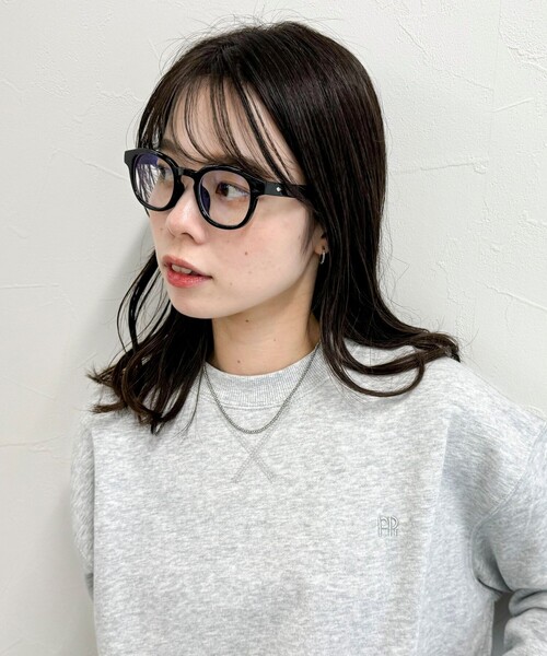 fredy emue（フレディエミュ）の「ブルーライトカットメガネ（メガネ・レディース・ブラウン系その他/ブラック・FREE）」の7枚目の写真