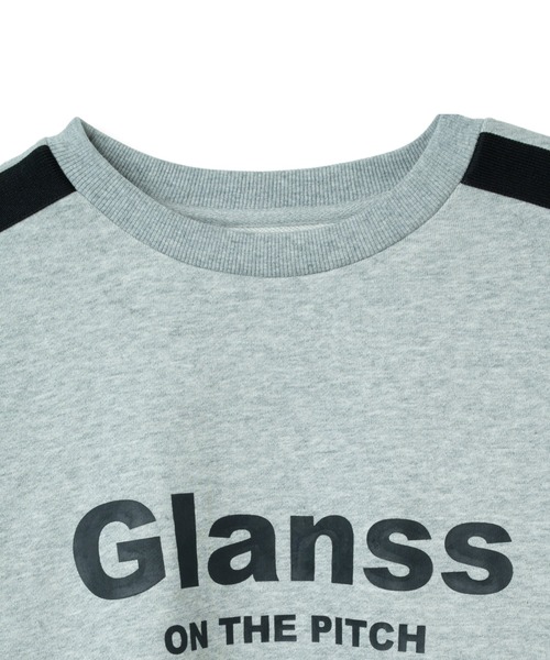 Glanss（グランス）の「glanss logo crewneck sweat / ロゴクルーネックスウェット 裾ドローコード付【ユニセックス】（スウェット・メンズ・ブラック/グレー・1/2）」の16枚目の写真