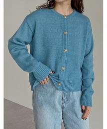[2025AW COLLECTION]金ボタンニットカーディガン